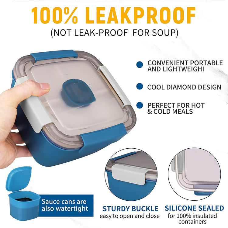Lunch Box Portable Salad Meal Prep Container