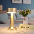 Modern Touch-Sensitive LED Table Lamp with Adjustable Brightness
