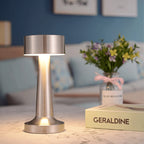 Modern Touch-Sensitive LED Table Lamp with Adjustable Brightness