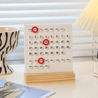 Modern Minimalist Perpetual Calendar | Creative Plastic Desk & Office Desktop Decor