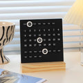 Modern Minimalist Perpetual Calendar | Creative Plastic Desk & Office Desktop Decor