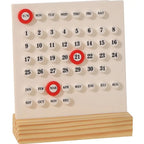 Modern Minimalist Perpetual Calendar | Creative Plastic Desk & Office Desktop Decor