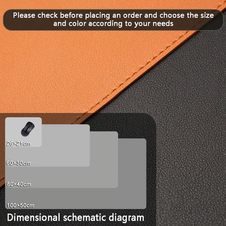 Mouse Pad Large Size Office Desk Protector Mat Leather Waterproof Desktop Keyboard Desk Pad Gaming Mouse pad PC