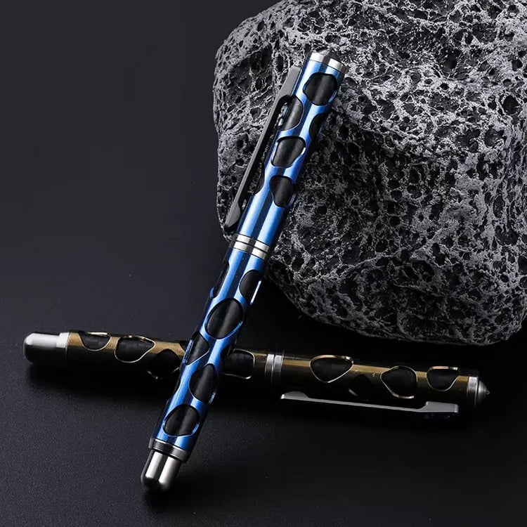 Titanium Alloy Tactical Pen Window Breaker Compact EDC Emergency Writing Tool