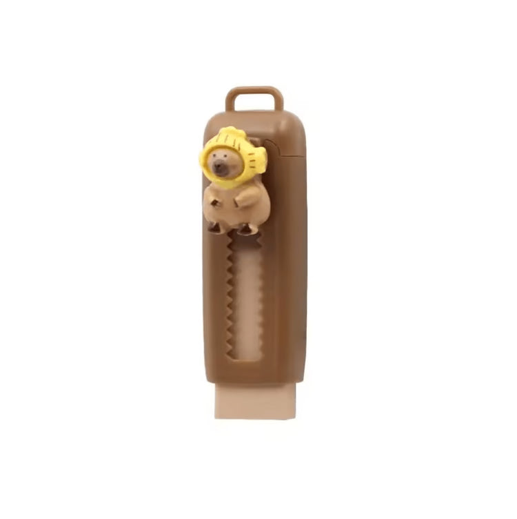 Cute Capybara Retractable Eraser Set for Kids, Students & School Supplies