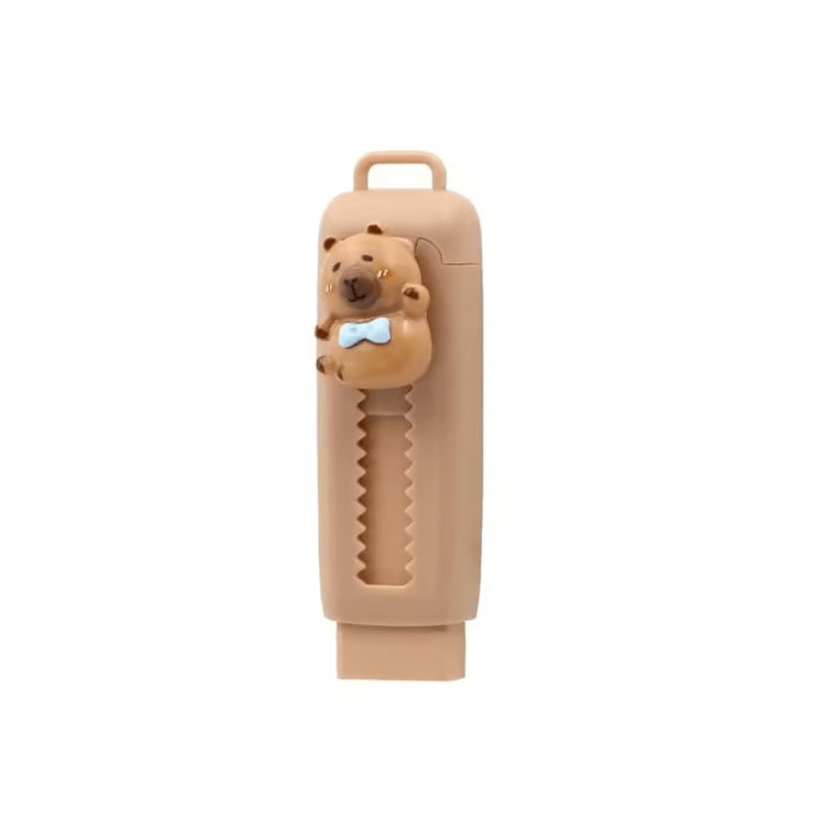 Cute Capybara Retractable Eraser Set for Kids, Students & School Supplies